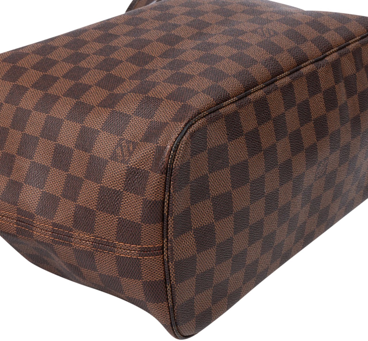 Louis Vuitton Louis Vuitton Damier Ebene Monogram Neverfull MM Shopper Handbag Bruin