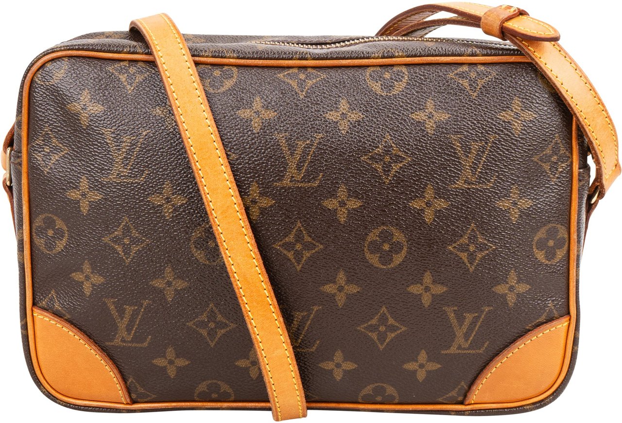 Louis Vuitton Louis Vuitton Canvas Monogram Trocadero 27 Crossbody Bag Bruin