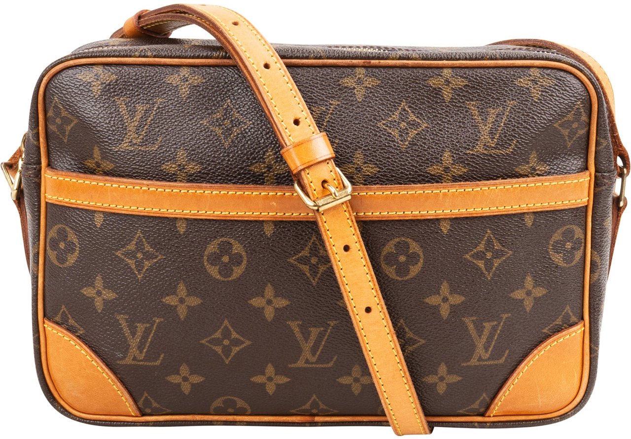 Louis Vuitton Louis Vuitton Canvas Monogram Trocadero 27 Crossbody Bag Bruin