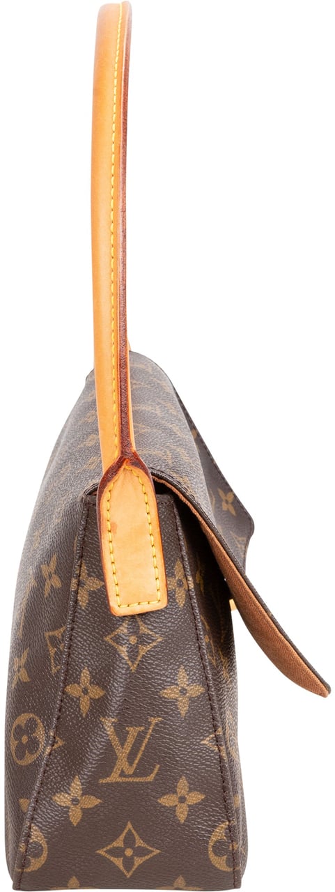 Louis Vuitton Louis Vuitton Canvas Monogram Looping PM Handbag Bruin