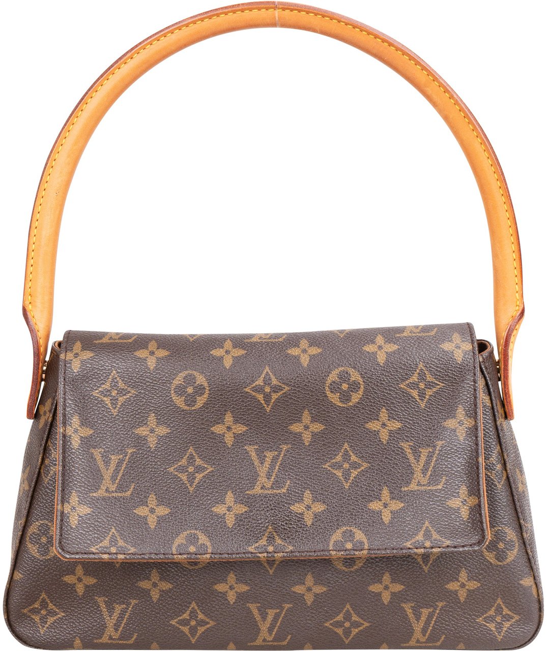 Louis Vuitton Louis Vuitton Canvas Monogram Looping PM Handbag Bruin