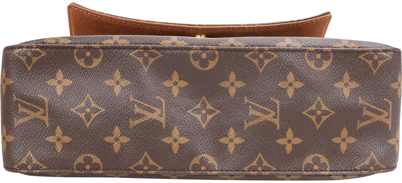 Louis Vuitton Louis Vuitton Canvas Monogram Looping PM Handbag Bruin