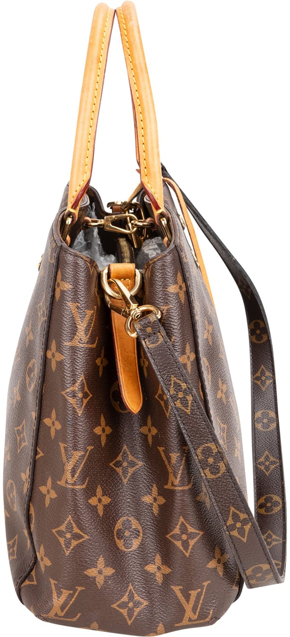 Louis Vuitton Louis Vuitton Canvas Monogram Montaigne MM Handbag Bruin