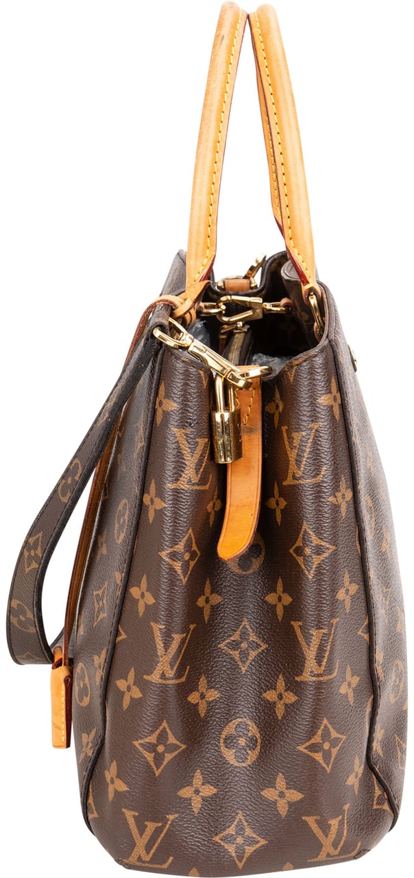 Louis Vuitton Louis Vuitton Canvas Monogram Montaigne MM Handbag Bruin