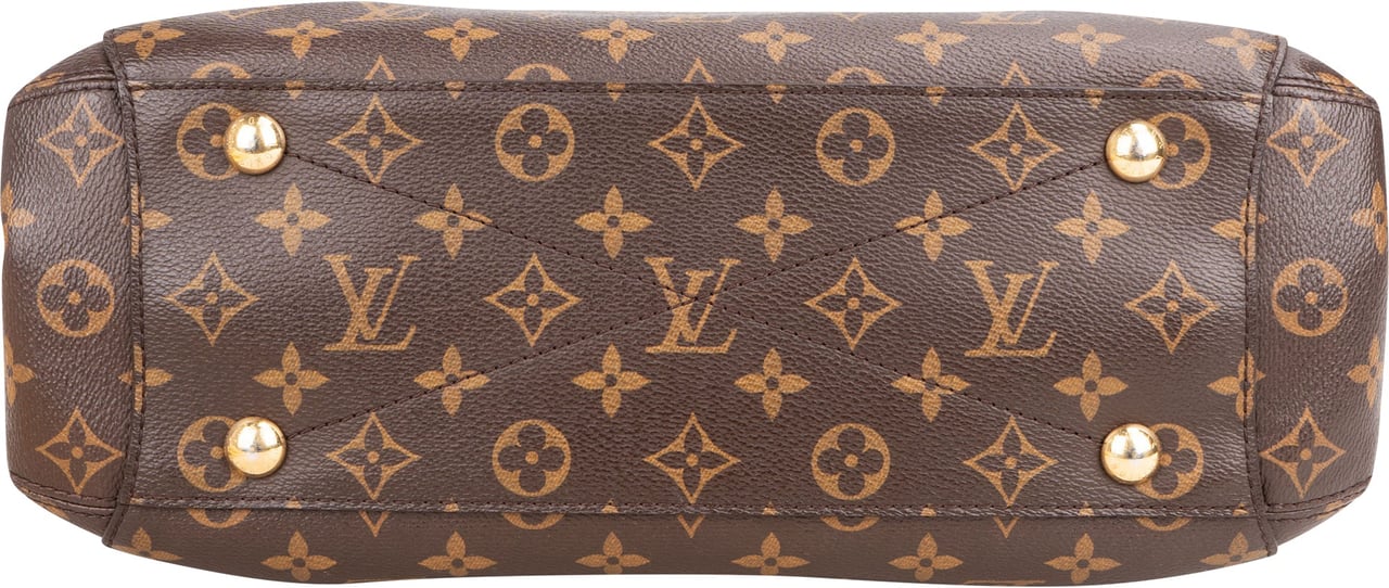 Louis Vuitton Louis Vuitton Canvas Monogram Montaigne MM Handbag Bruin