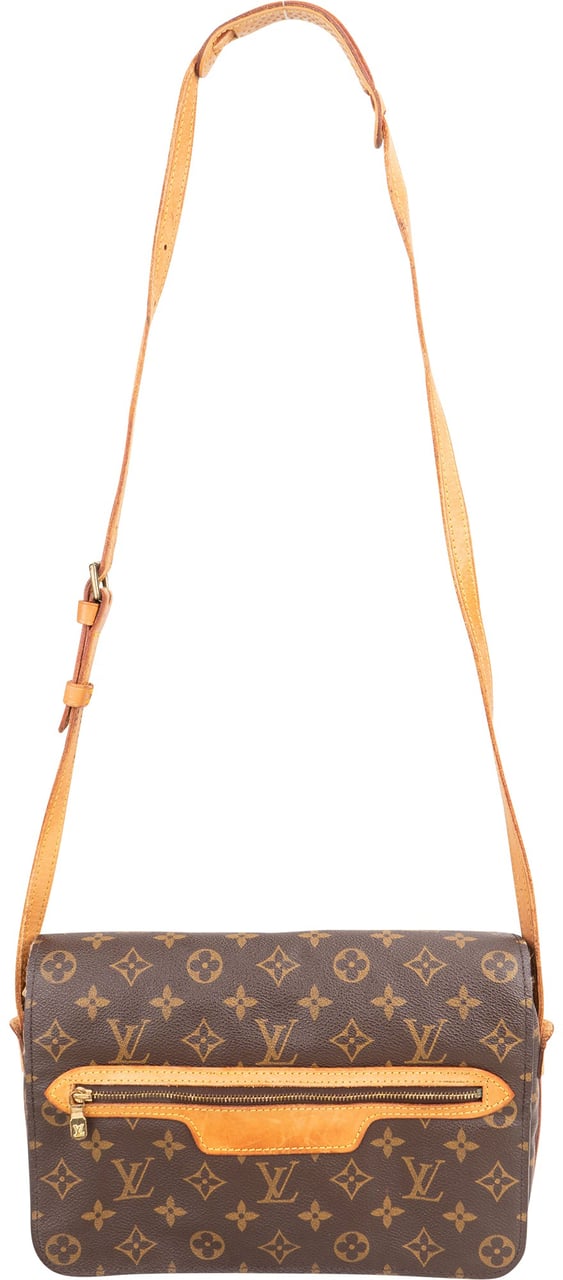 Louis Vuitton Louis Vuitton Canvas Monogram Saint Germain GM Crossbody Bag Bruin