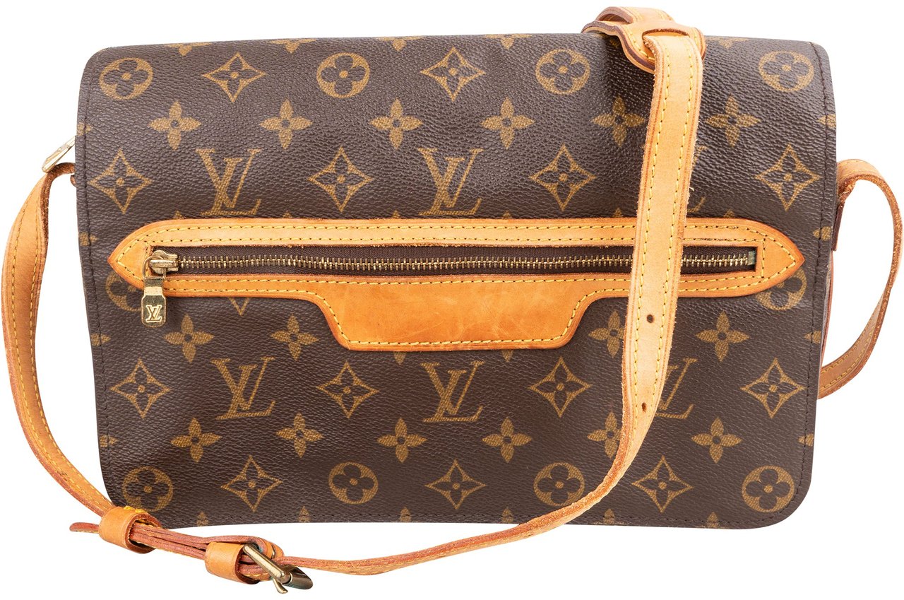 Louis Vuitton Louis Vuitton Canvas Monogram Saint Germain GM Crossbody Bag Bruin