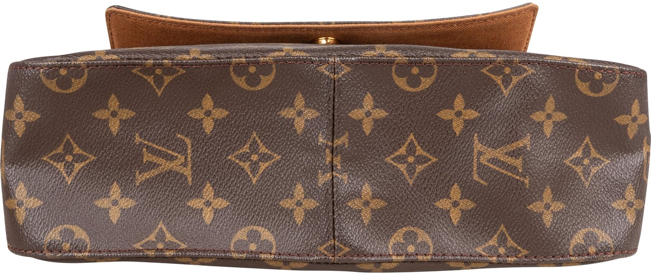 Louis Vuitton Louis Vuitton Canvas Monogram Looping PM Handbag Bruin