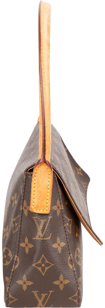 Louis Vuitton Louis Vuitton Canvas Monogram Looping PM Handbag Bruin