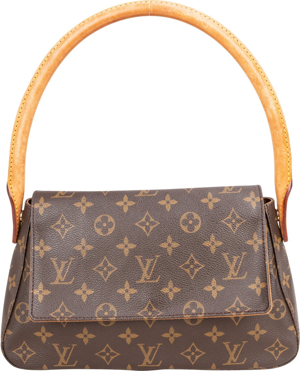 Louis Vuitton Louis Vuitton Canvas Monogram Looping PM Handbag Bruin