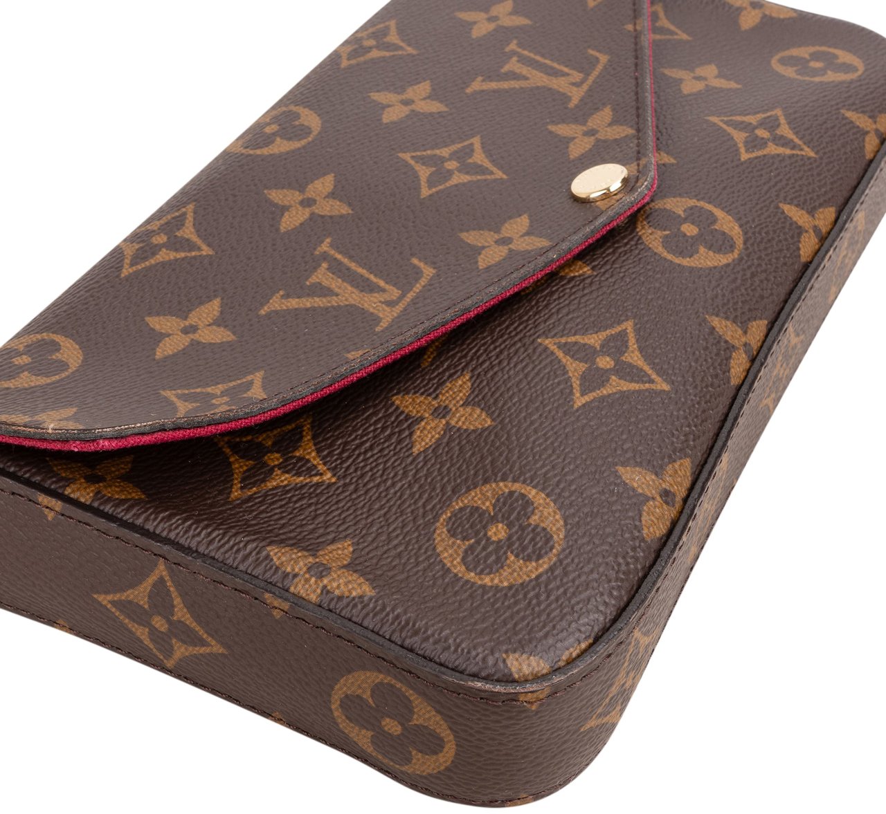 Louis Vuitton Louis Vuitton Canvas Monogram Felicie Crossbody Bag Bruin
