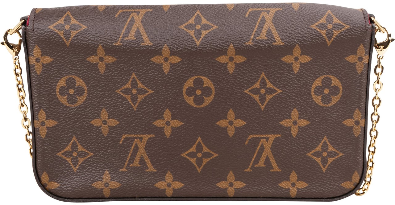 Louis Vuitton Louis Vuitton Canvas Monogram Felicie Crossbody Bag Bruin