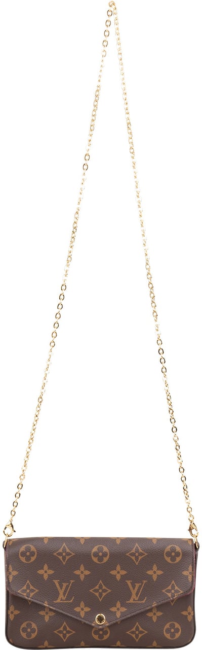 Louis Vuitton Louis Vuitton Canvas Monogram Felicie Crossbody Bag Bruin