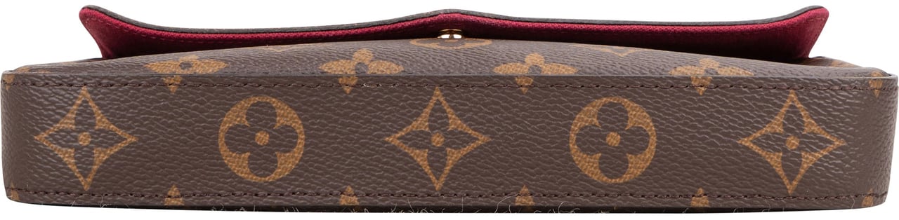 Louis Vuitton Louis Vuitton Canvas Monogram Felicie Crossbody Bag Bruin