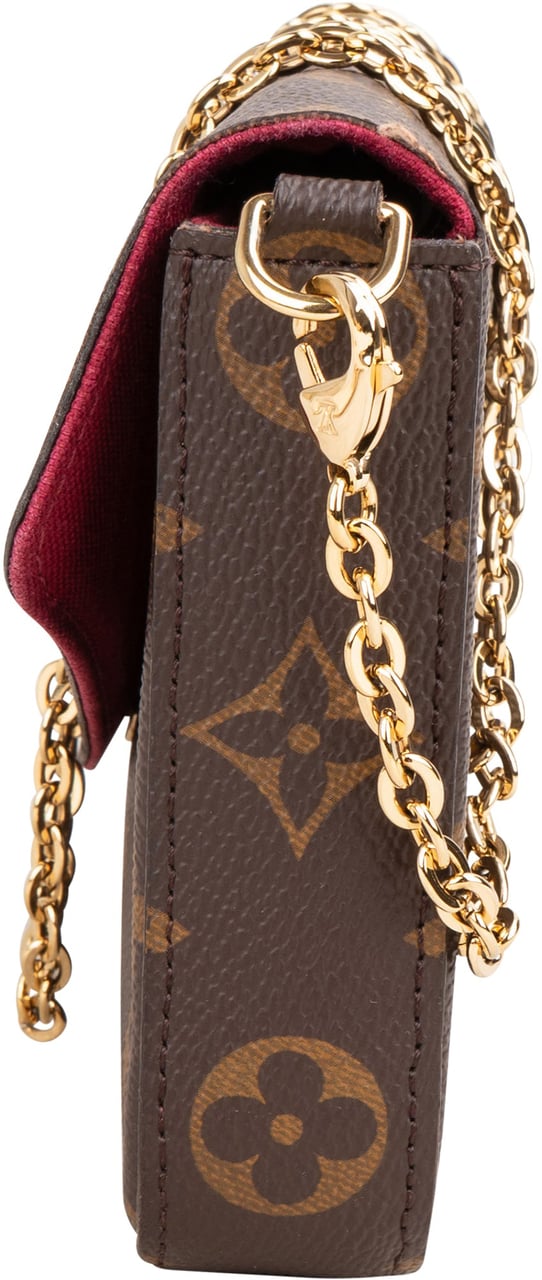 Louis Vuitton Louis Vuitton Canvas Monogram Felicie Crossbody Bag Bruin