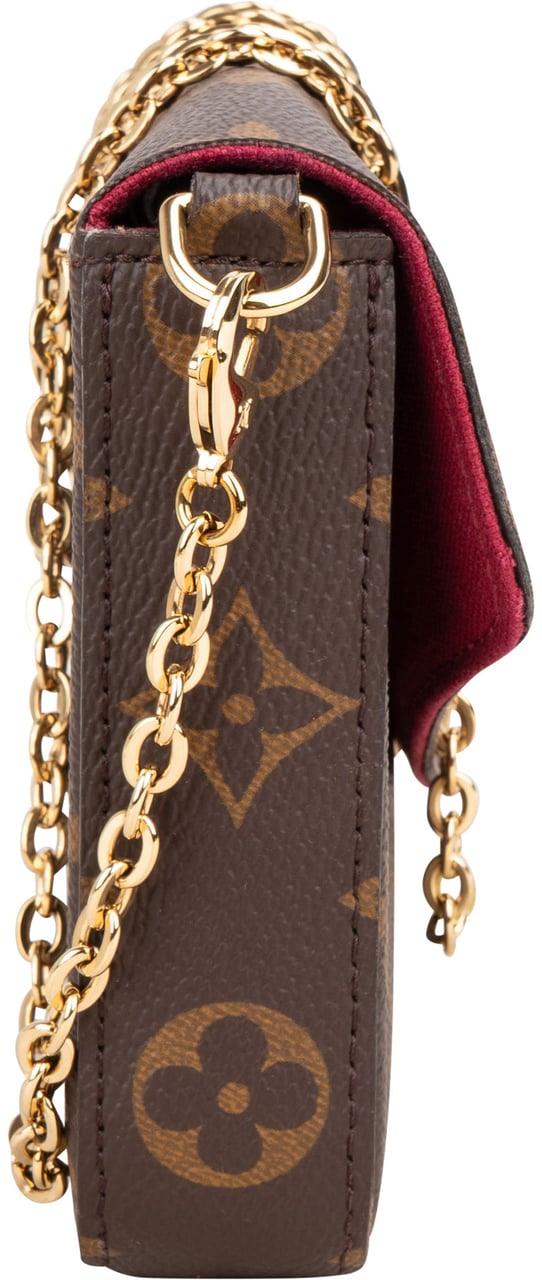 Louis Vuitton Louis Vuitton Canvas Monogram Felicie Crossbody Bag Bruin