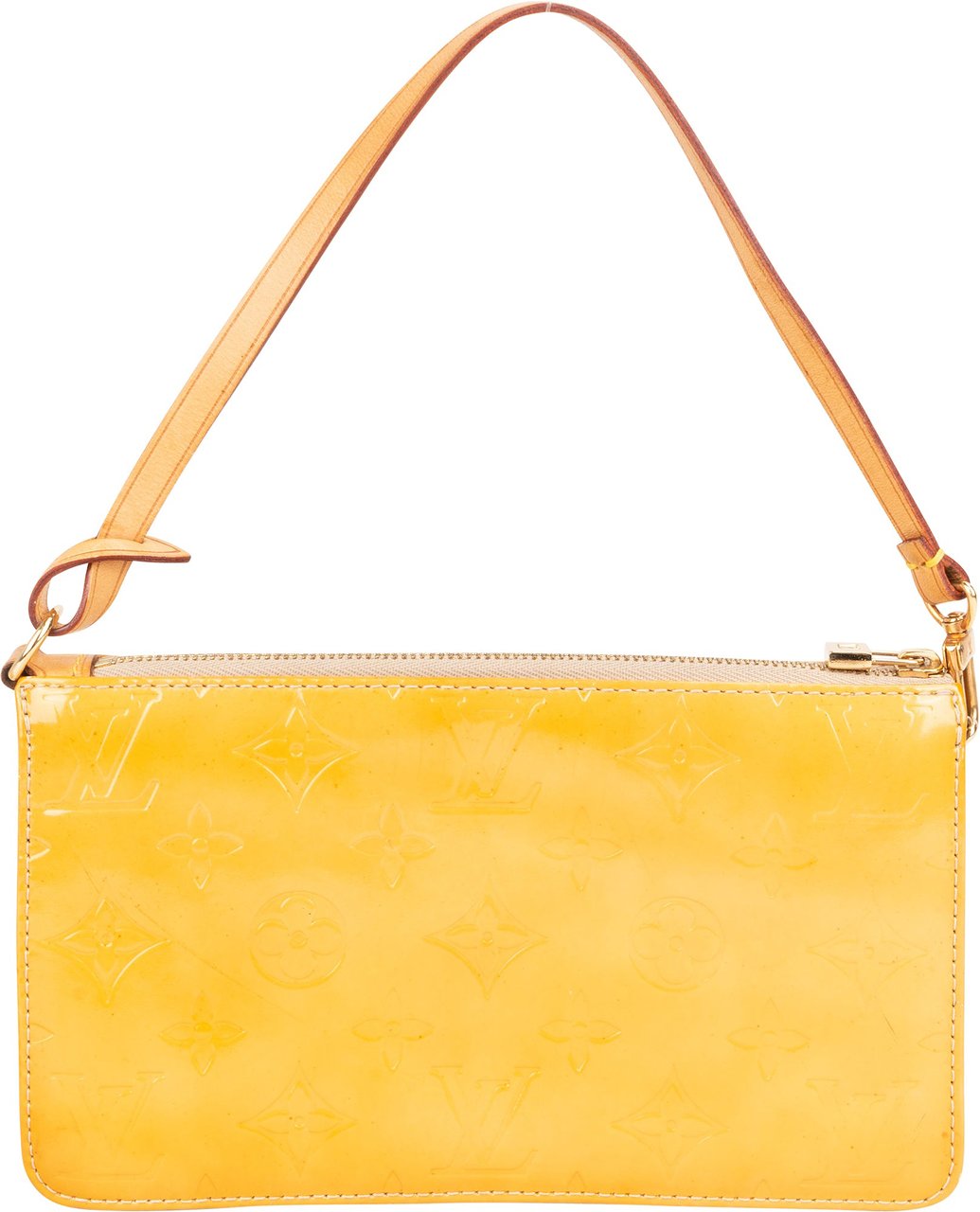Louis Vuitton Louis Vuitton Yellow Vernis Monogram Lexington Handbag Geel
