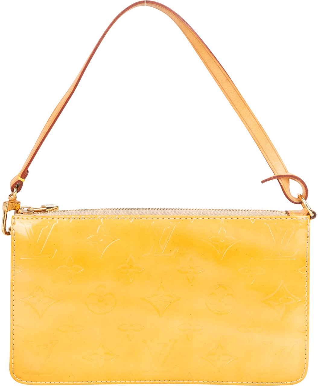 Louis Vuitton Louis Vuitton Yellow Vernis Monogram Lexington Handbag Geel