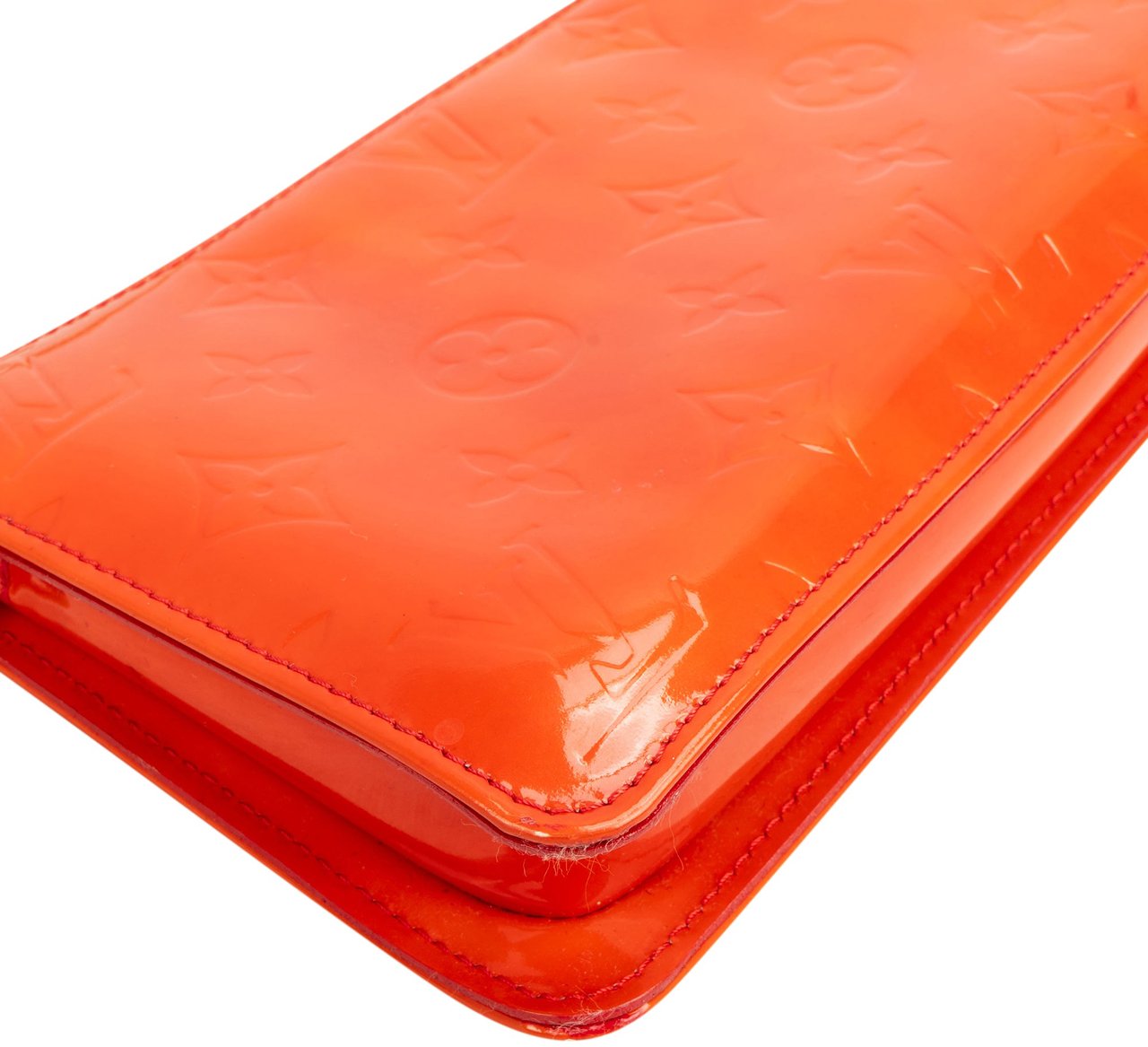 Louis Vuitton Louis Vuitton Vernis Monogram Lexington Pochette Handbag Rood