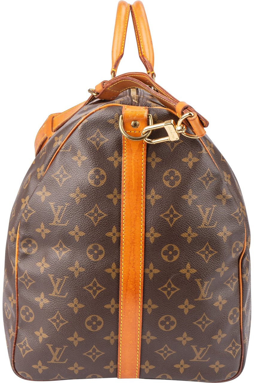 Louis Vuitton Louis Vuitton Canvas Monogram Keepall 60 Bandouliere Bruin