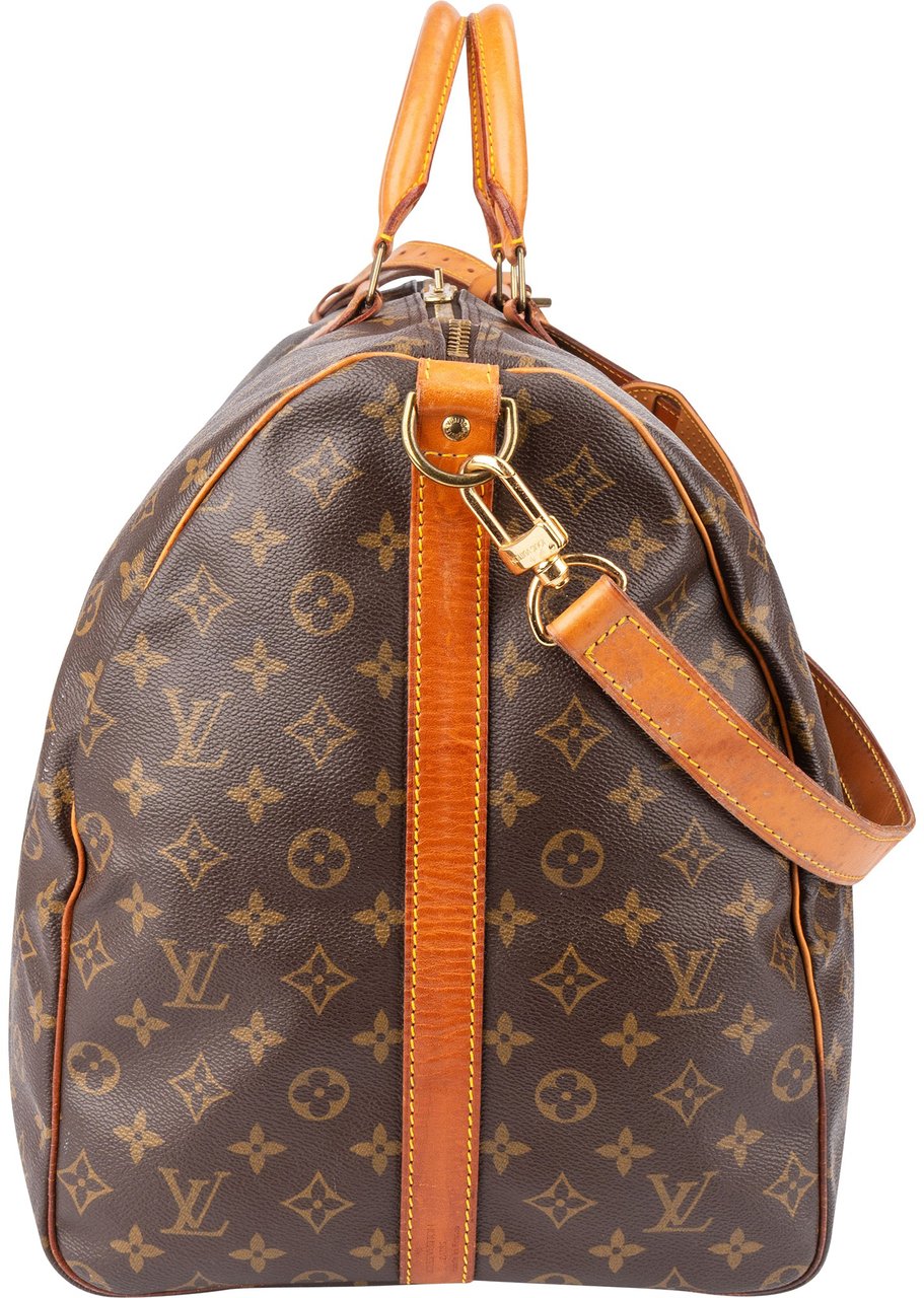 Louis Vuitton Louis Vuitton Canvas Monogram Keepall 60 Bandouliere Bruin