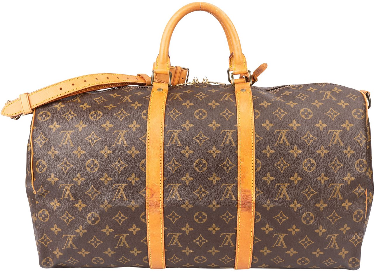 Louis Vuitton Louis Vuitton Canvas Monogram Keepall 50 Bandouliere Bruin