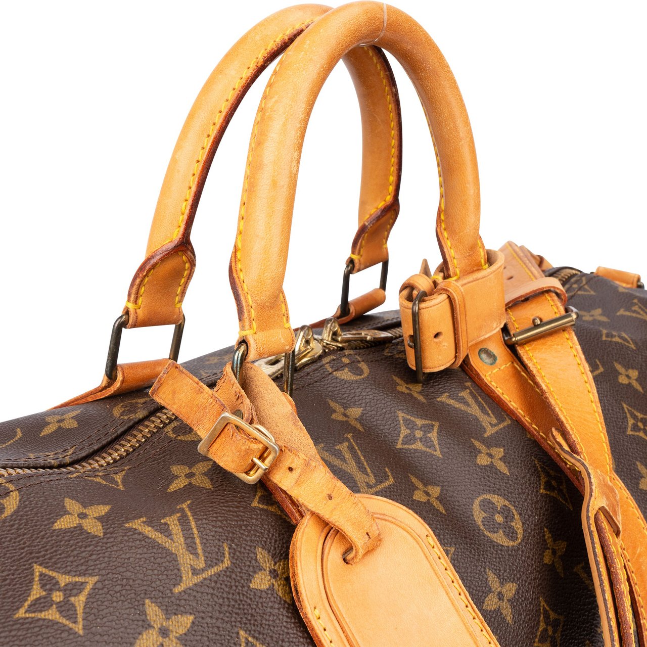 Louis Vuitton Louis Vuitton Canvas Monogram Keepall 50 Bandouliere Bruin
