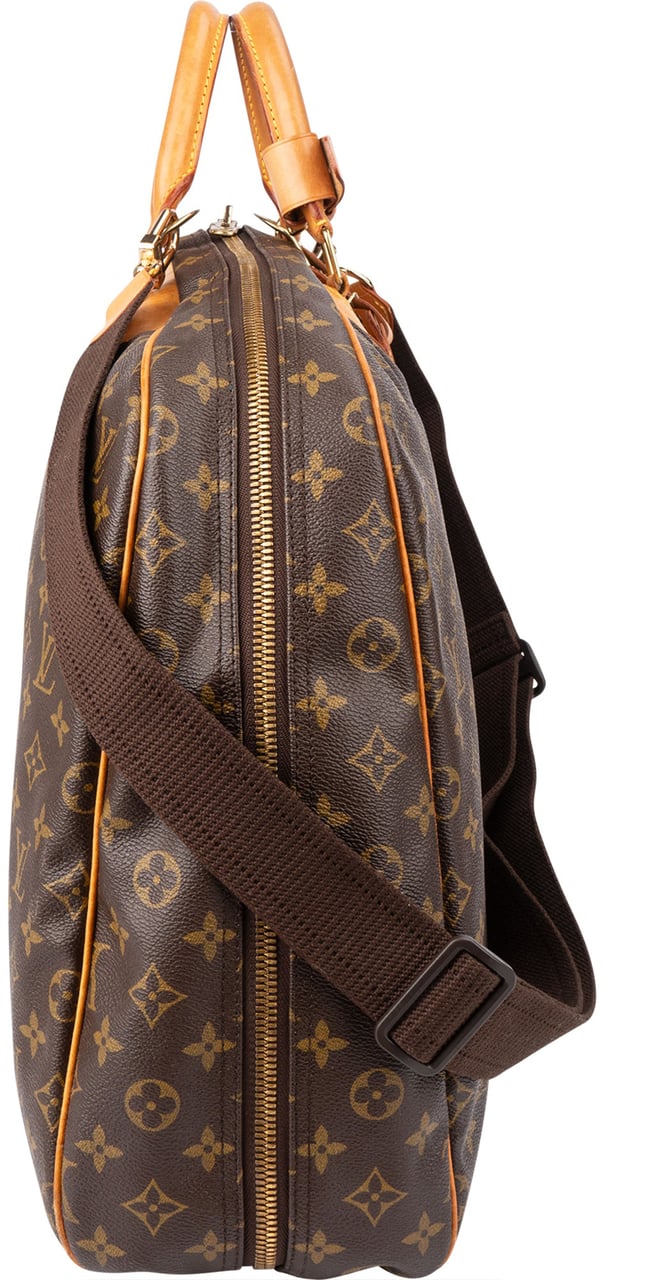 Louis Vuitton Louis Vuitton Canvas Monogram Alize Travel Bag Bruin