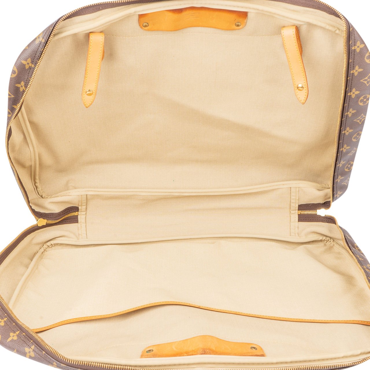 Louis Vuitton Louis Vuitton Canvas Monogram Alize Travel Bag Bruin