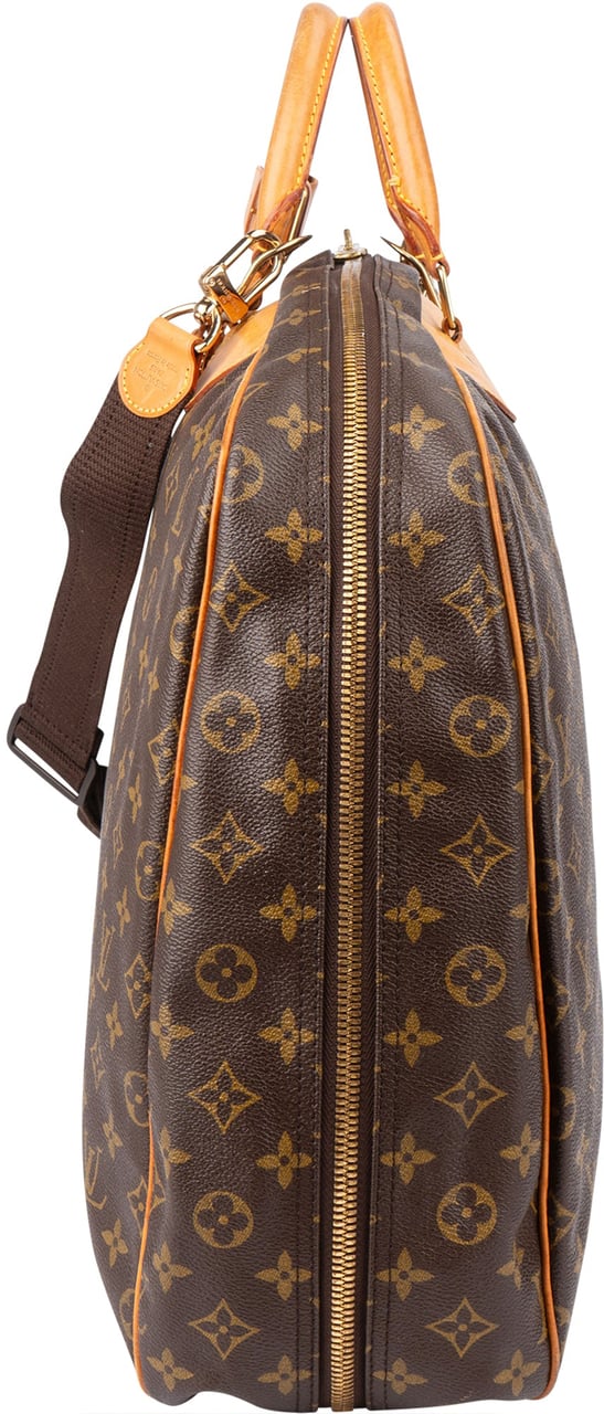 Louis Vuitton Louis Vuitton Canvas Monogram Alize Travel Bag Bruin