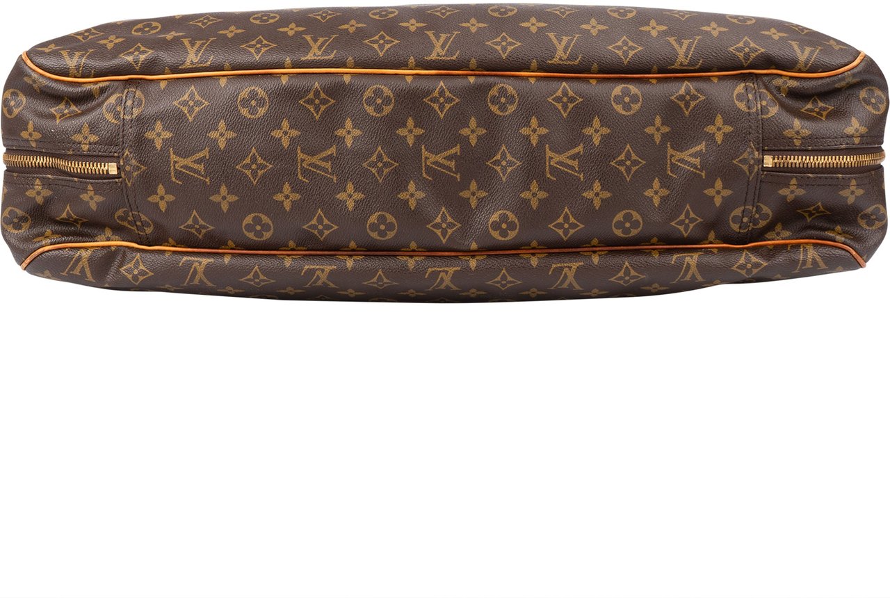 Louis Vuitton Louis Vuitton Canvas Monogram Alize Travel Bag Bruin