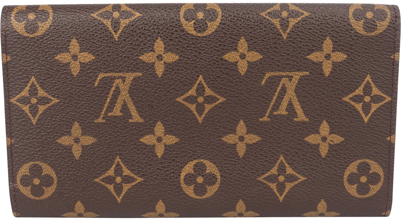Louis Vuitton Louis Vuitton Canvas Monogram Sarah Wallet Bruin