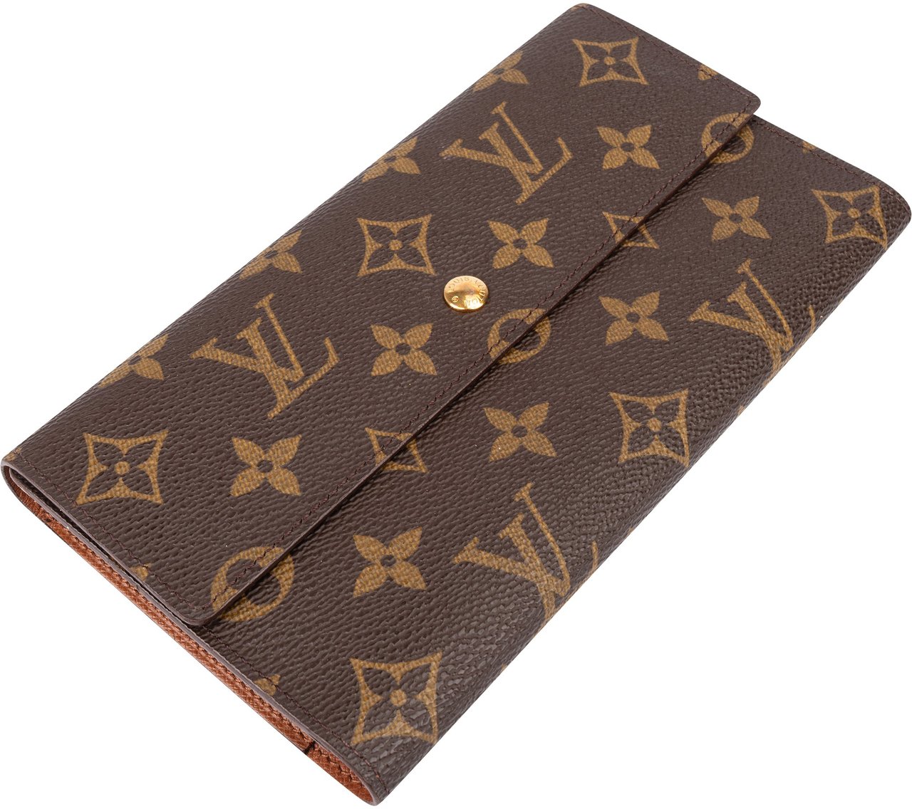 Louis Vuitton Louis Vuitton Canvas Monogram Sarah Wallet Bruin
