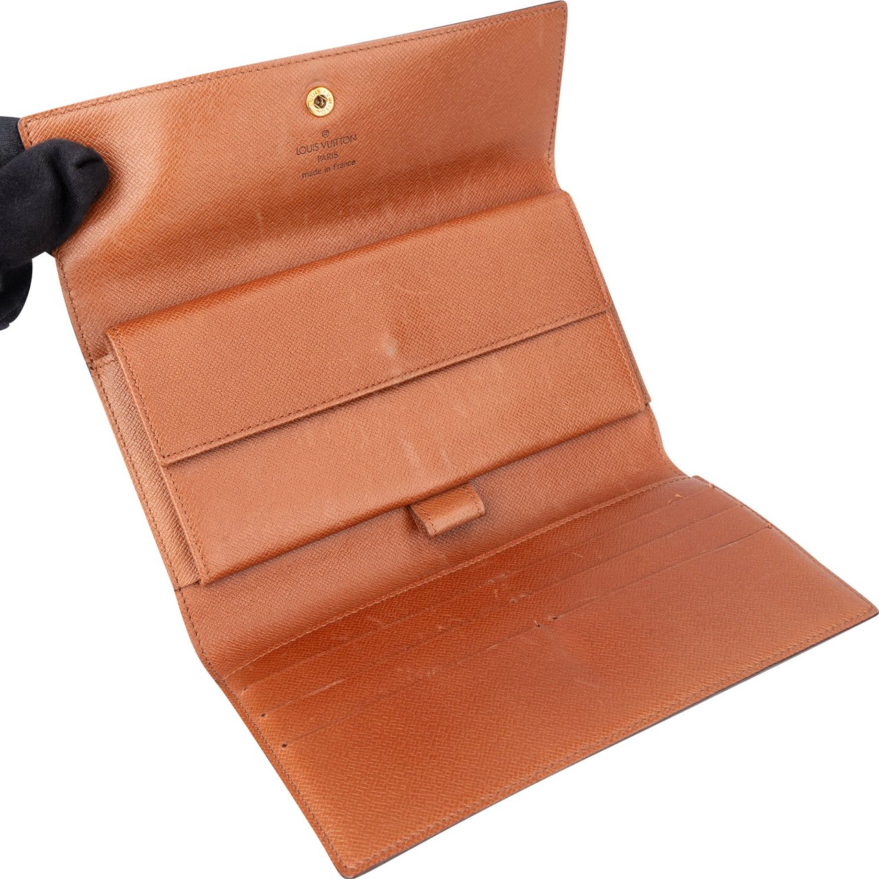 Louis Vuitton Louis Vuitton Canvas Monogram Sarah Wallet Bruin