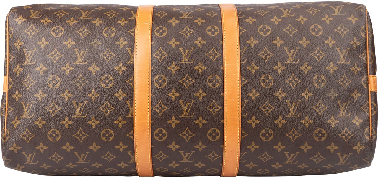 Louis Vuitton Louis Vuitton Canvas Monogram Keepall 55 Bandouliere Bruin