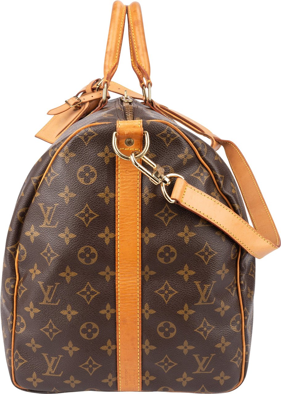 Louis Vuitton Louis Vuitton Canvas Monogram Keepall 55 Bandouliere Bruin