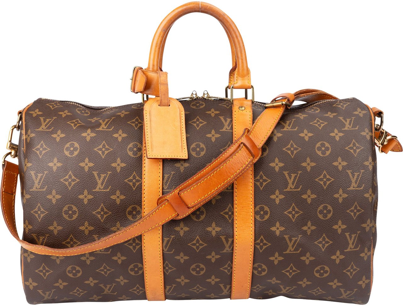 Louis Vuitton Louis Vuitton Canvas Monogram Keepall 45 Bandouliere Bruin