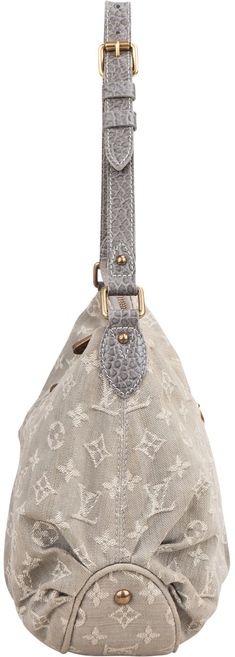 Louis Vuitton Louis Vuitton Denim Monogram Mahina Shoulder Bag Donkergrijs