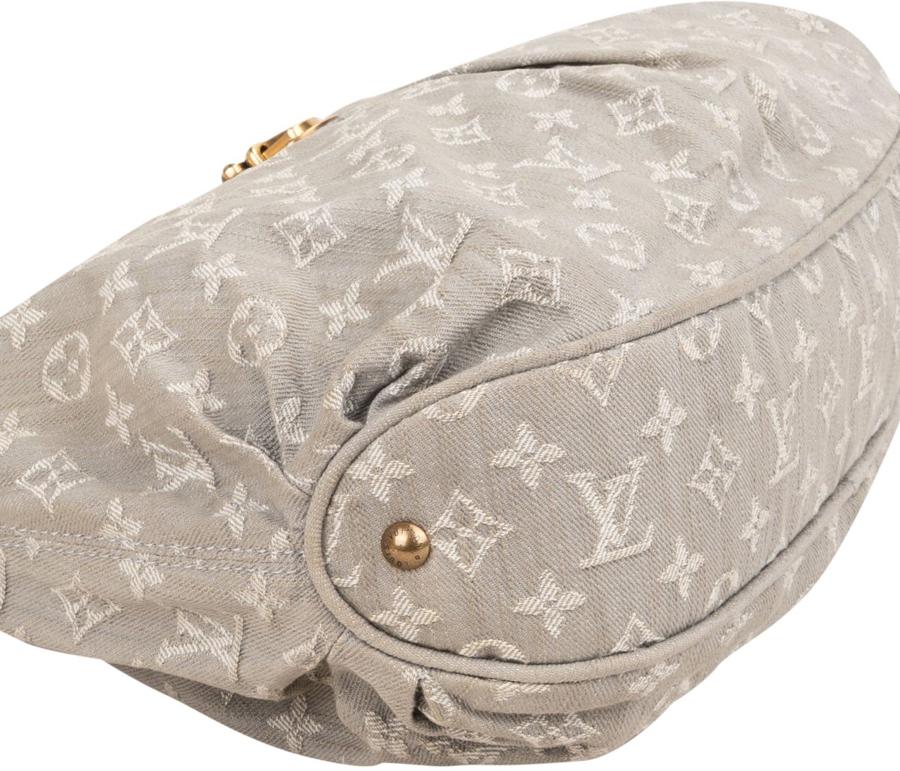 Louis Vuitton Louis Vuitton Denim Monogram Mahina Shoulder Bag Donkergrijs