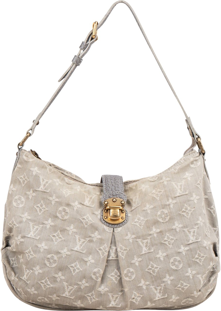 Louis Vuitton Louis Vuitton Denim Monogram Mahina Shoulder Bag Donkergrijs