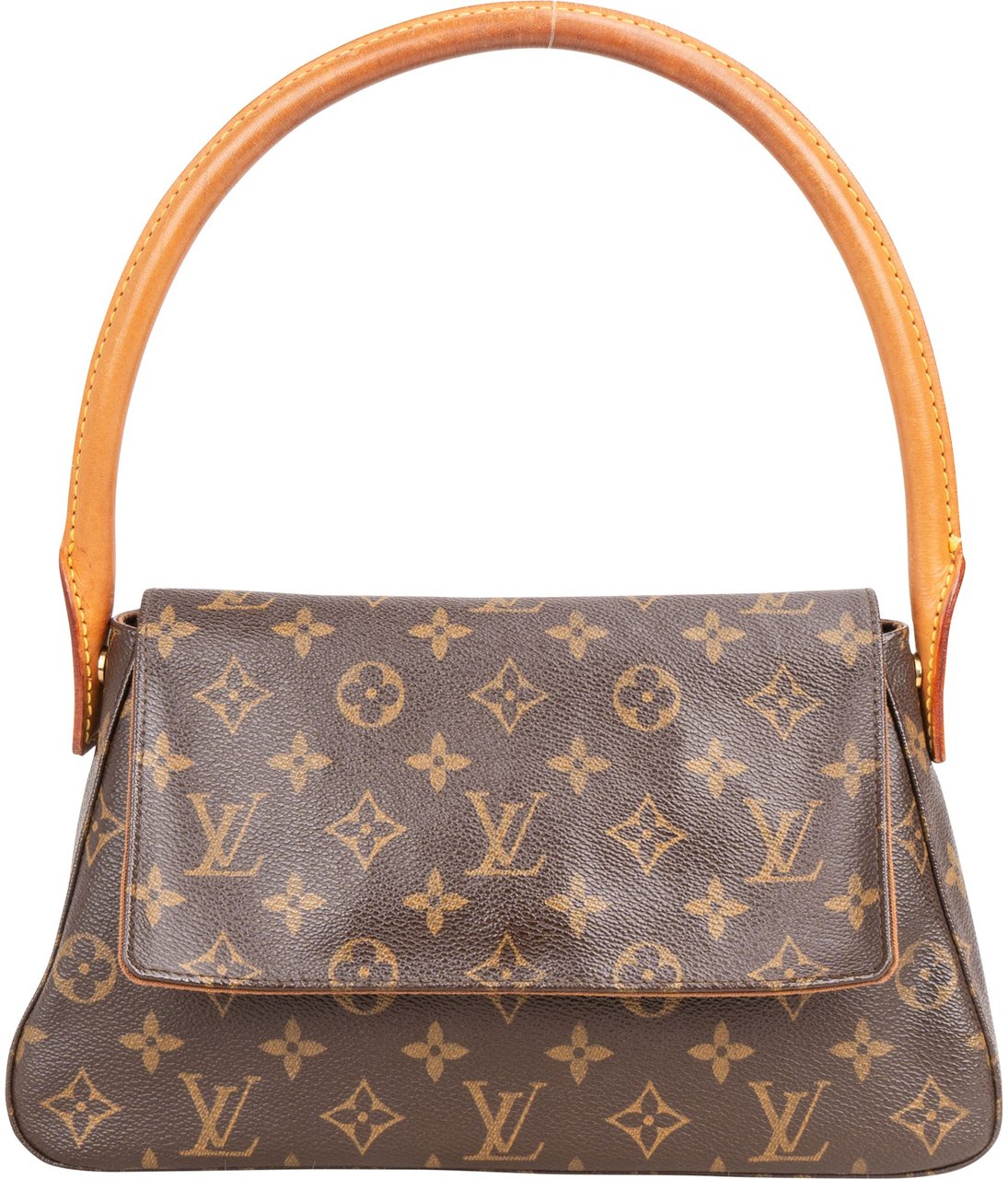 Louis Vuitton Canvas Monogram Looping PM Handbag Bruin