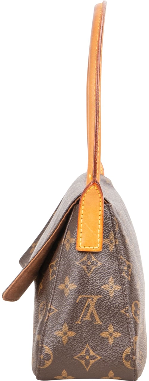 Louis Vuitton Canvas Monogram Looping PM Handbag Bruin