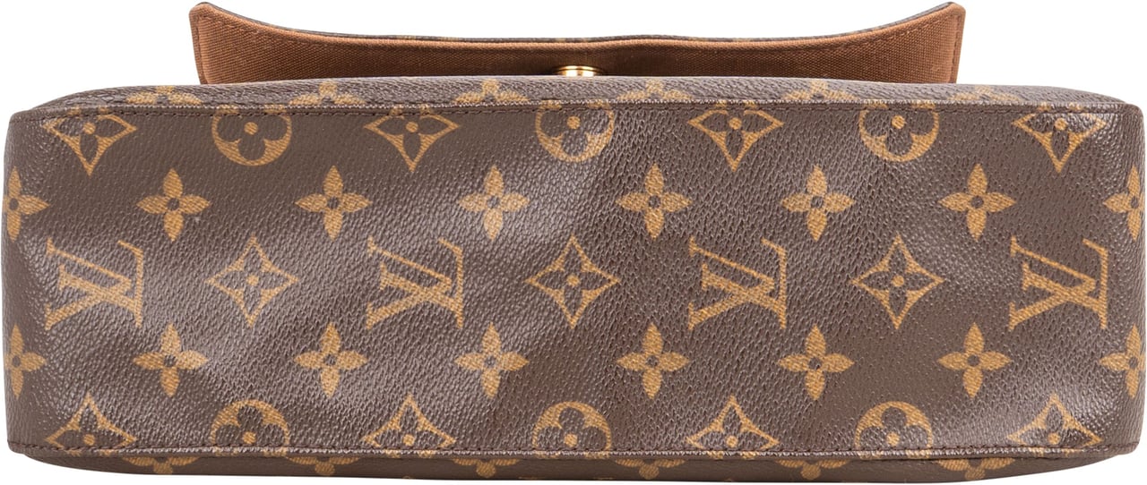 Louis Vuitton Canvas Monogram Looping PM Handbag Bruin