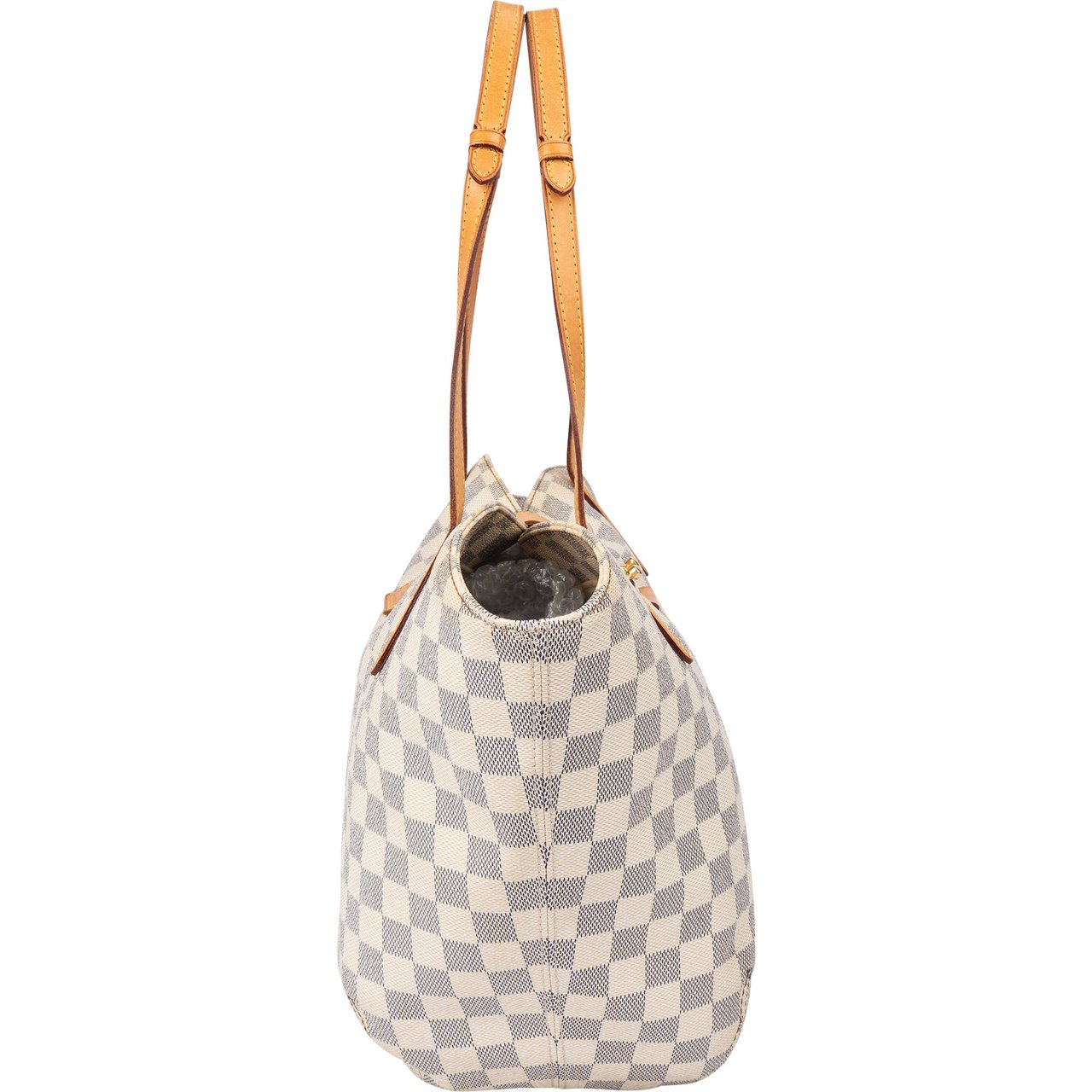 Louis Vuitton Damier Azur Monogram Salina PM Handbag Wit
