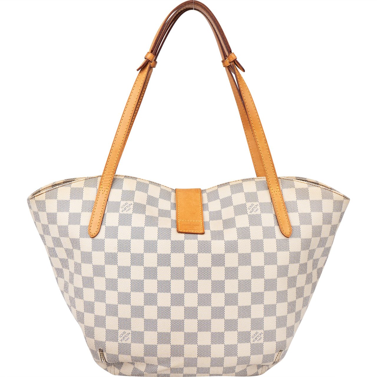 Louis Vuitton Louis Vuitton Damier Azur Monogram Salina PM Handbag Wit
