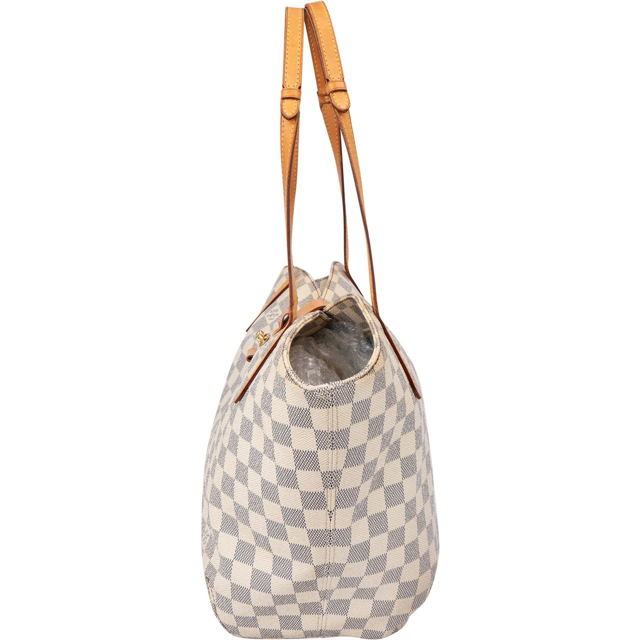 Louis Vuitton Louis Vuitton Damier Azur Monogram Salina PM Handbag Wit