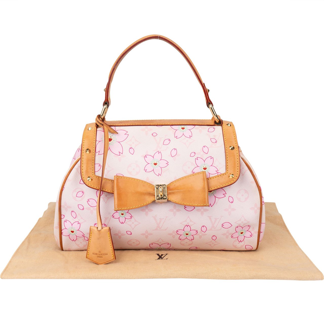 Louis Vuitton Louis Vuitton Limited Cherry Blossom Retro PM Handbag Rood