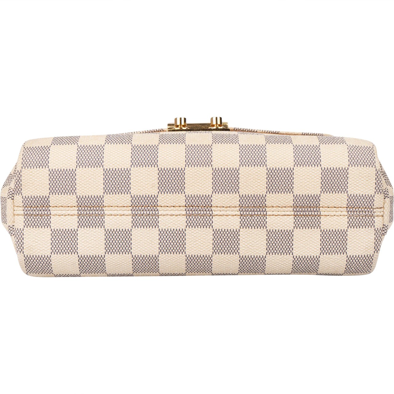 Louis Vuitton Louis Vuitton Damier Azur Monogram Croisette Handbag Wit