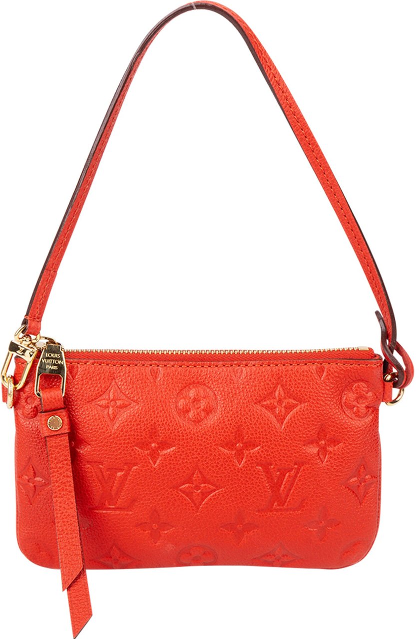 Louis Vuitton Louis Vuitton Empreinte Leather Monogram Citadine Pochette Accessoire Shoulder Bag Rood