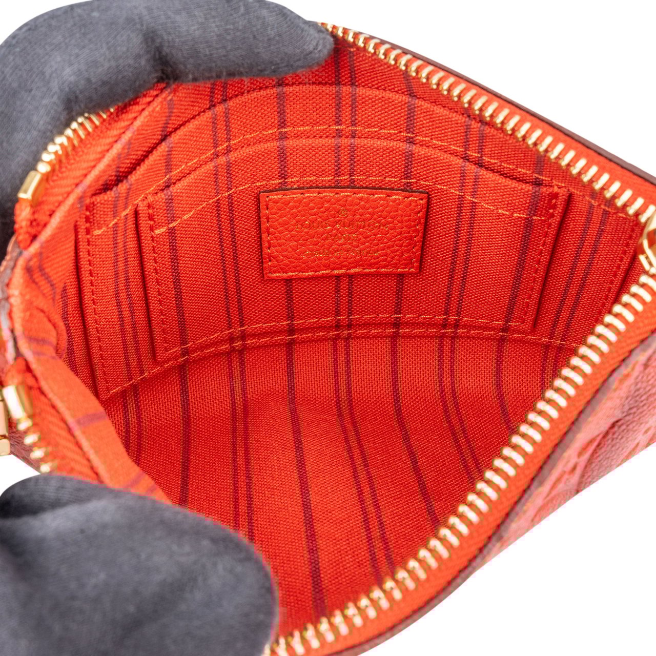 Louis Vuitton Louis Vuitton Empreinte Leather Monogram Citadine Pochette Accessoire Shoulder Bag Rood